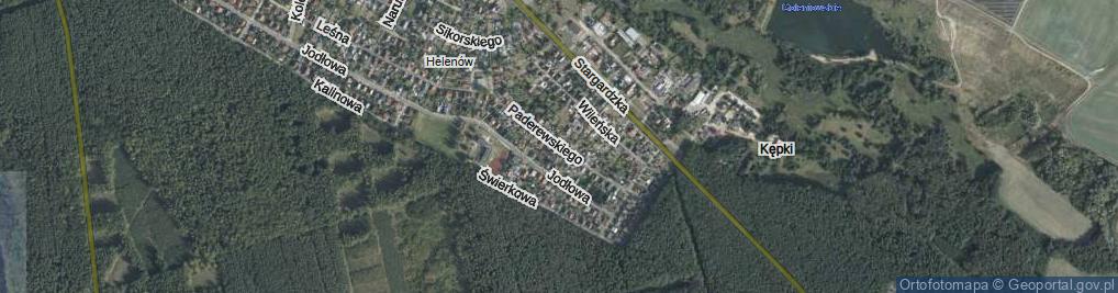 Zdjęcie satelitarne Paderewskiego Ignacego Jana ul.