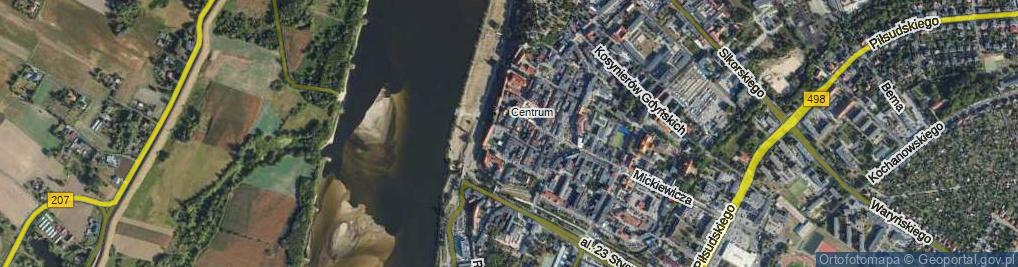 Zdjęcie satelitarne Pańska ul.