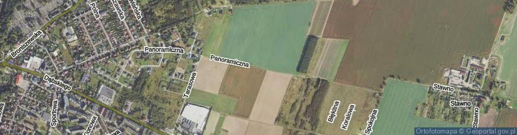 Zdjęcie satelitarne Panoramiczna ul.