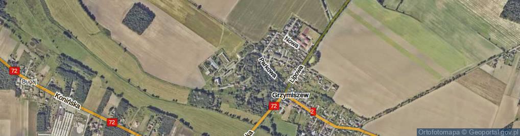 Zdjęcie satelitarne Parkowa ul.