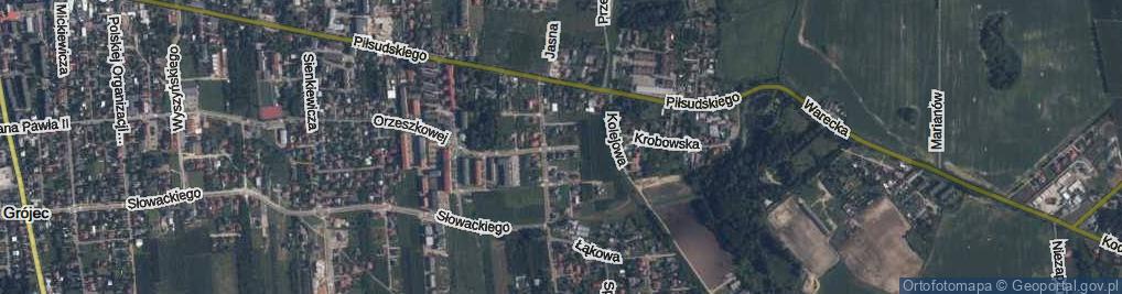 Zdjęcie satelitarne Pana Kleksa ul.
