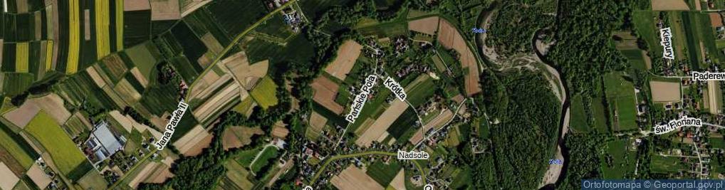 Zdjęcie satelitarne Pańskie Pola ul.