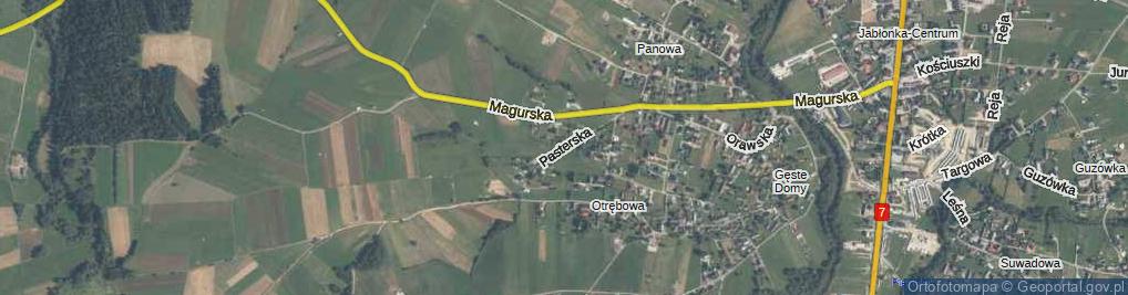 Zdjęcie satelitarne Pasterska ul.