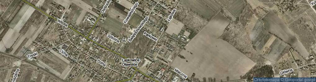 Zdjęcie satelitarne Parkowa ul.