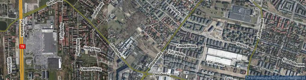 Zdjęcie satelitarne Pastelowa ul.