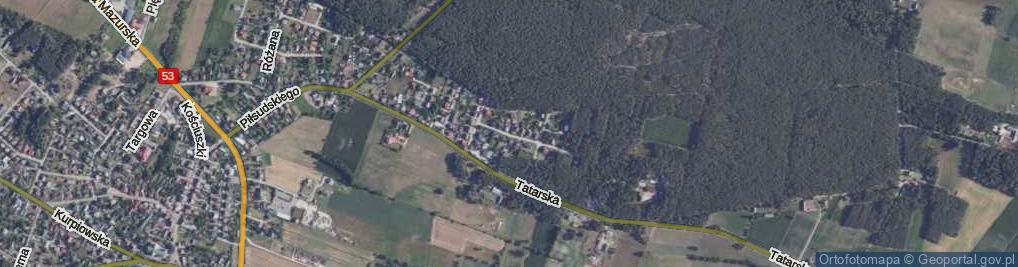 Zdjęcie satelitarne Paderewskiego Ignacego Jana ul.