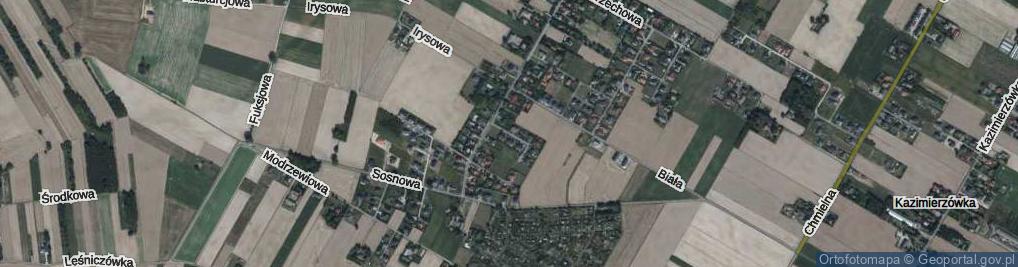 Zdjęcie satelitarne Paprociowa ul.