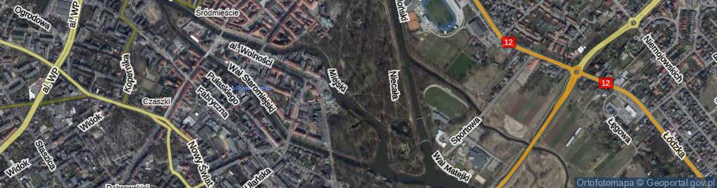 Zdjęcie satelitarne Park Miejski park.
