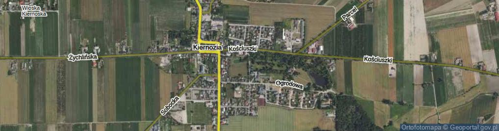 Zdjęcie satelitarne Parkowa ul.