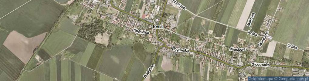 Zdjęcie satelitarne Parafialna ul.