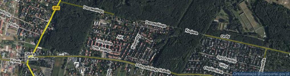 Zdjęcie satelitarne Padlewskiego Zygmunta, gen. ul.