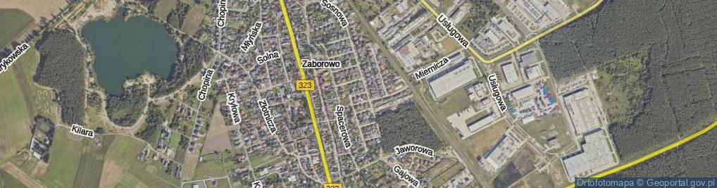 Zdjęcie satelitarne Paprocia ul.