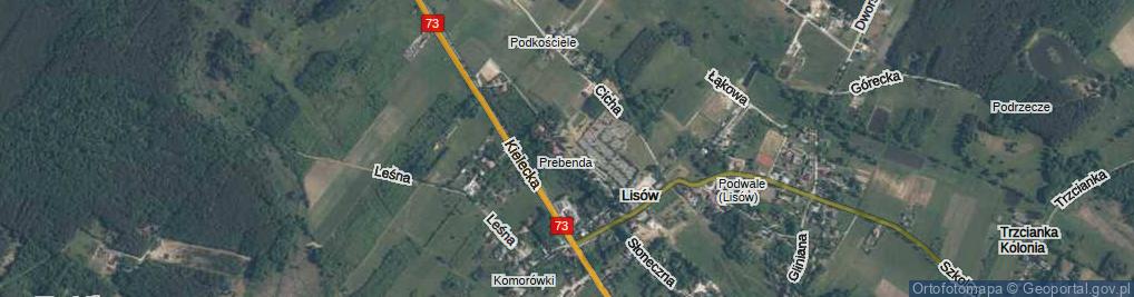 Zdjęcie satelitarne Parkowa ul.