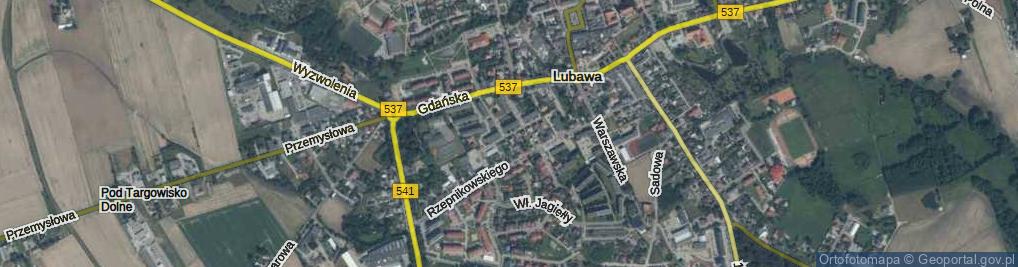 Zdjęcie satelitarne Papieża Jana Pawła II ul.