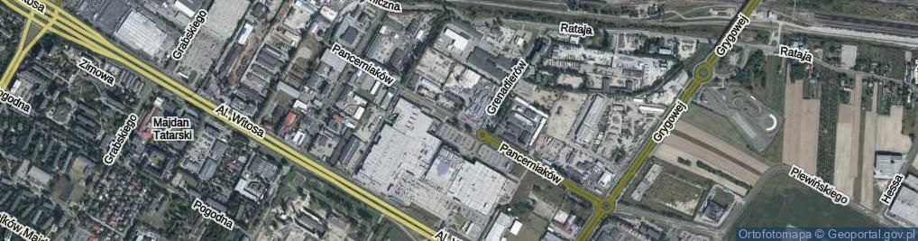 Zdjęcie satelitarne Pancerniaków ul.