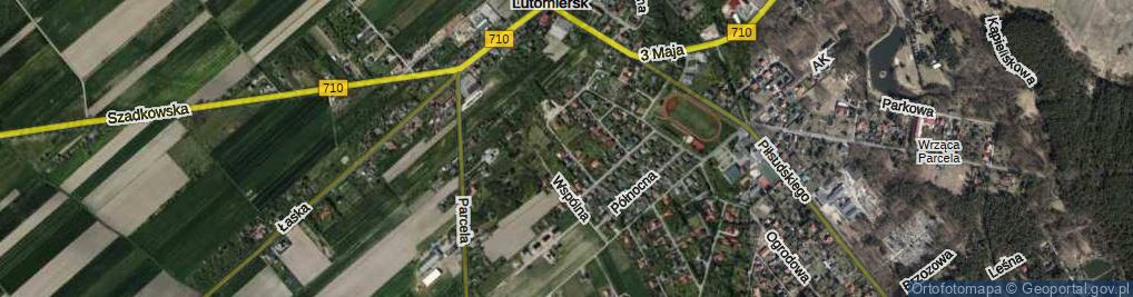 Zdjęcie satelitarne Paszkowskiego, ks. ul.