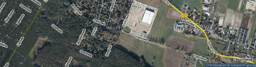 Zdjęcie satelitarne Parkowa ul.