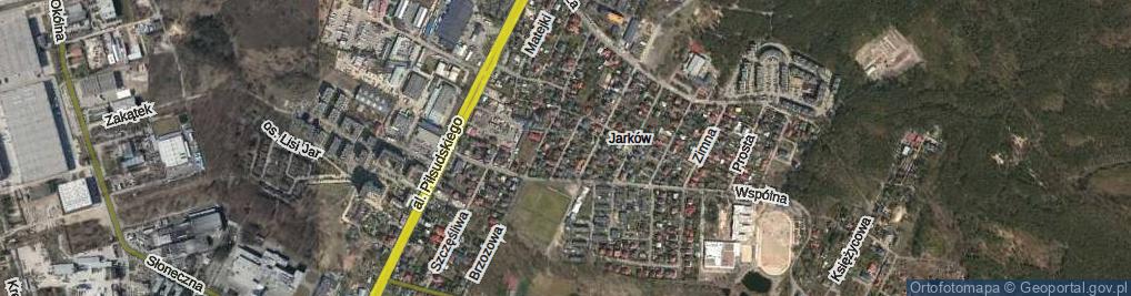 Zdjęcie satelitarne Partyzantów ul.