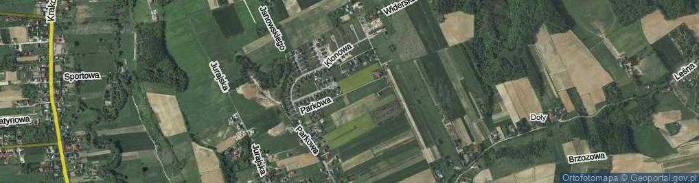 Zdjęcie satelitarne Parkowa ul.