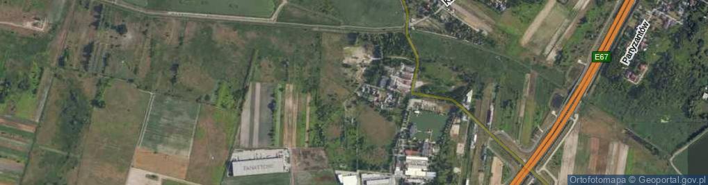 Zdjęcie satelitarne Pałacowa ul.