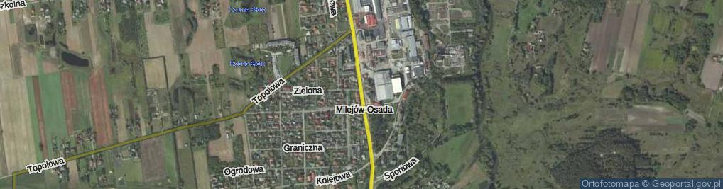 Zdjęcie satelitarne Partyzancka ul.