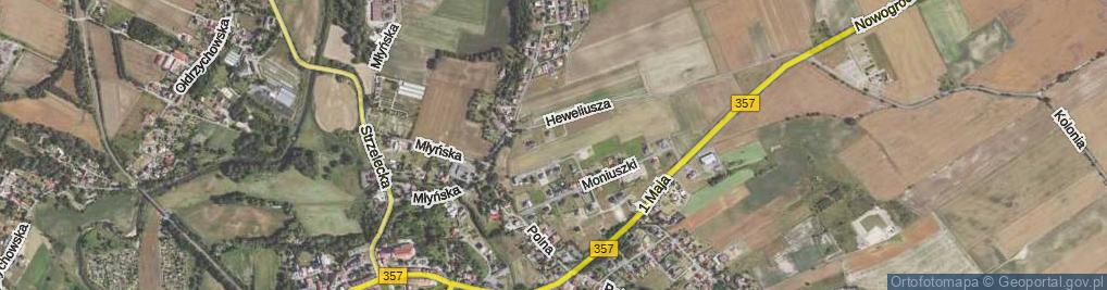 Zdjęcie satelitarne Paderewskiego Ignacego Jana ul.