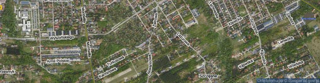 Zdjęcie satelitarne Pastelowa ul.