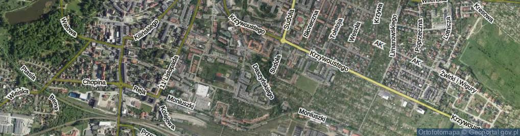 Zdjęcie satelitarne Park Kolejarzy Oleśnickich park.