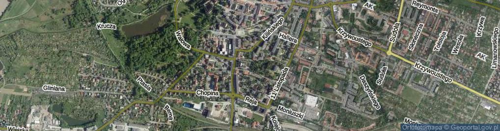 Zdjęcie satelitarne Park Sienkiewicza Henryka park.