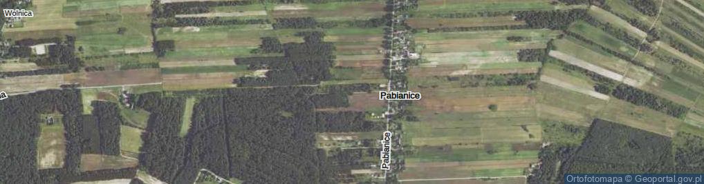 Zdjęcie satelitarne Pabianice ul.