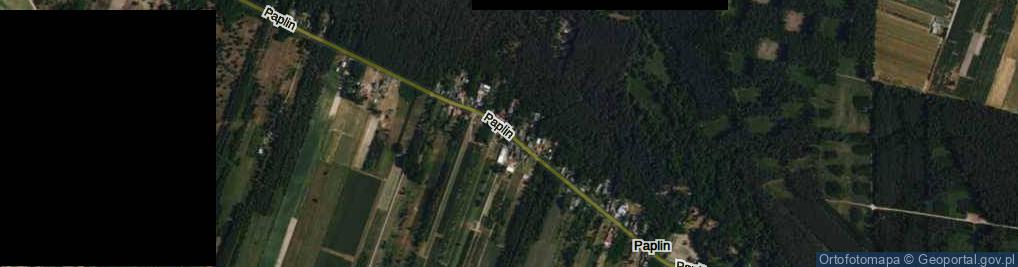 Zdjęcie satelitarne Paplin ul.