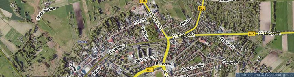 Zdjęcie satelitarne Parkowa ul.