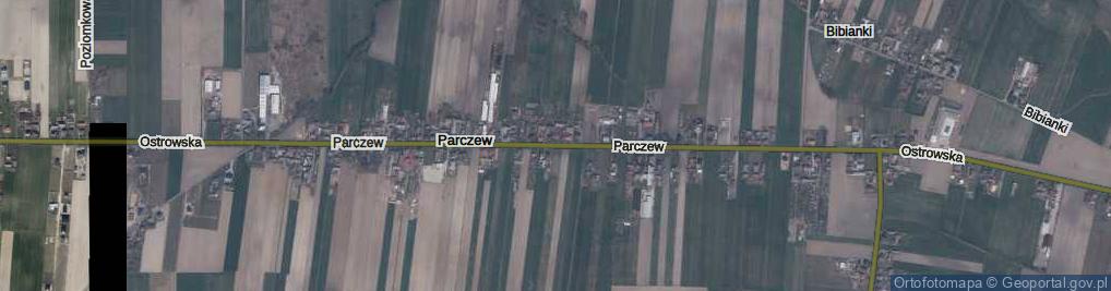Zdjęcie satelitarne Parczew ul.