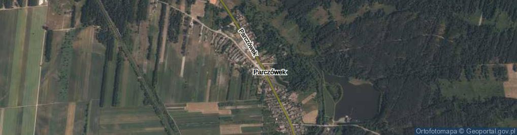 Zdjęcie satelitarne Parczówek ul.
