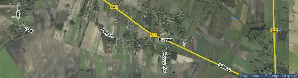 Zdjęcie satelitarne Parypse ul.