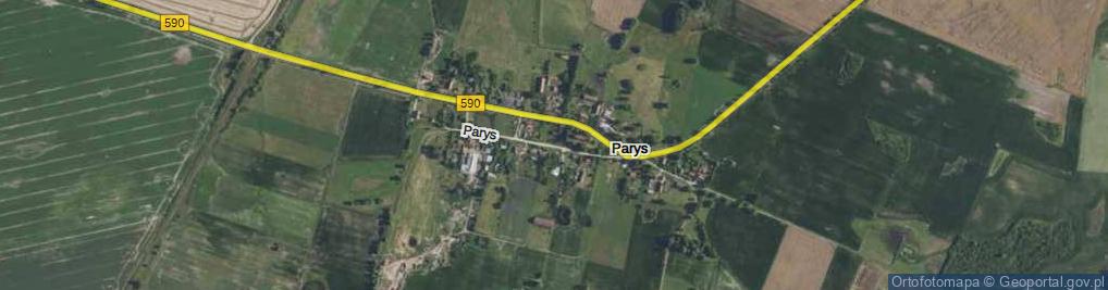 Zdjęcie satelitarne Parys ul.