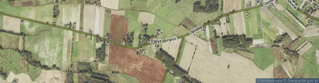 Zdjęcie satelitarne Paryż ul.