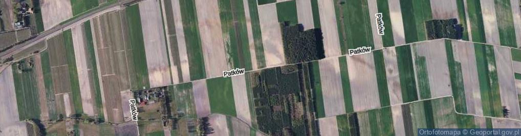Zdjęcie satelitarne Patków ul.