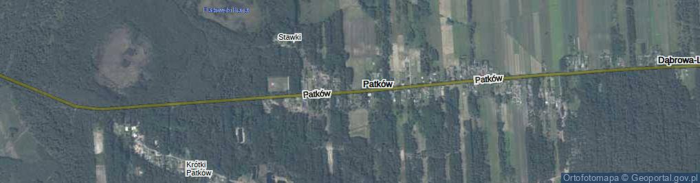 Zdjęcie satelitarne Patków ul.