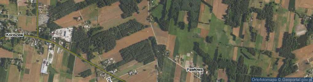 Zdjęcie satelitarne Pawłowa ul.