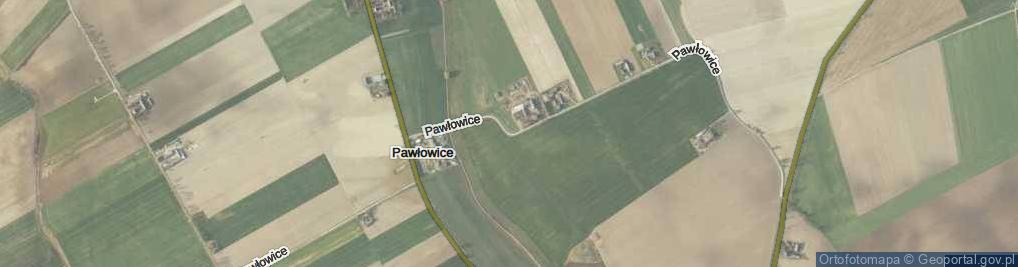 Zdjęcie satelitarne Pawłowice ul.
