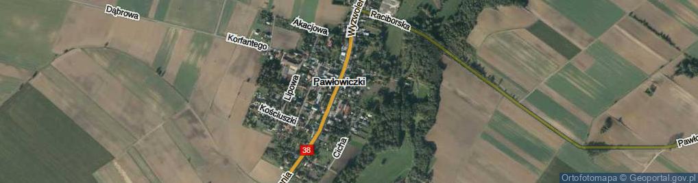 Zdjęcie satelitarne Parkowa ul.