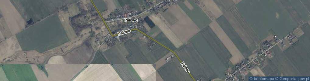 Zdjęcie satelitarne Pałowo ul.