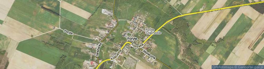 Zdjęcie satelitarne Paszki z Radzanowa ul.