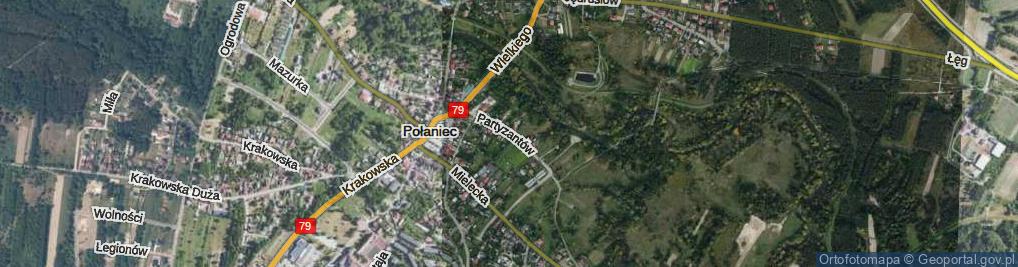 Zdjęcie satelitarne Partyzantów ul.