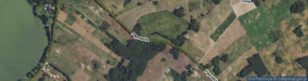 Zdjęcie satelitarne Paprotecka ul.