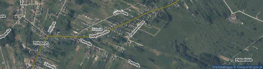 Zdjęcie satelitarne Panoramiczna ul.