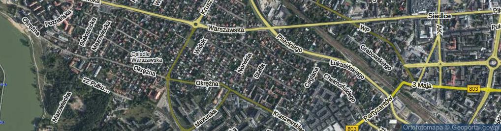 Zdjęcie satelitarne Paderewskiego Ignacego Jana ul.