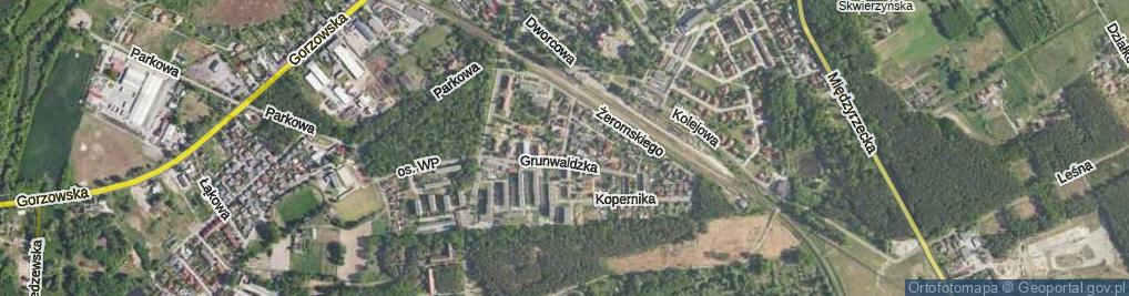 Zdjęcie satelitarne Paderewskiego Ignacego Jana ul.