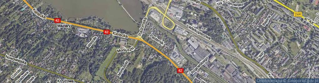 Zdjęcie satelitarne Pasternik ul.